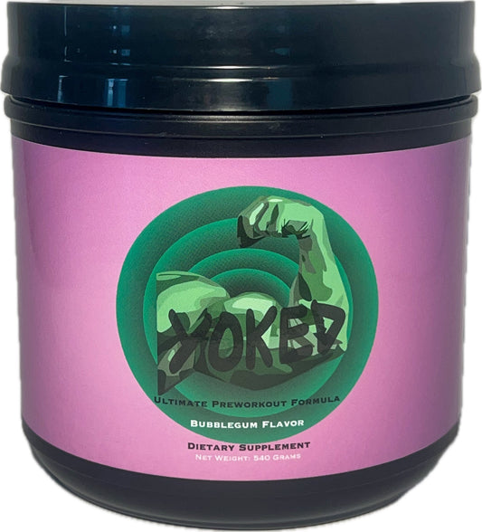 Yoked Ultimate Pre-Workout Bubble Gum Flavor