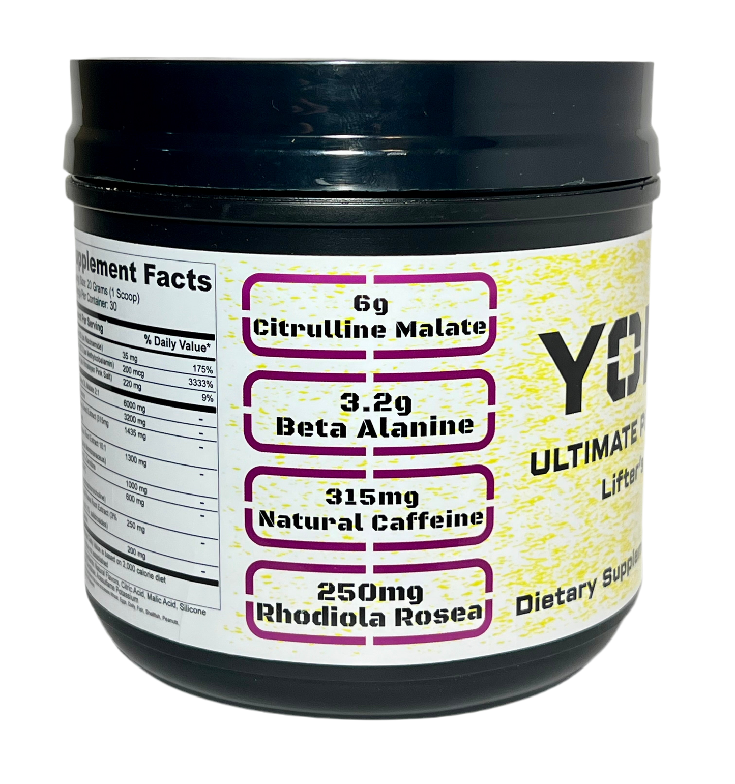 Yoked Ultimate Pre-Workout Lifter's Lemonade